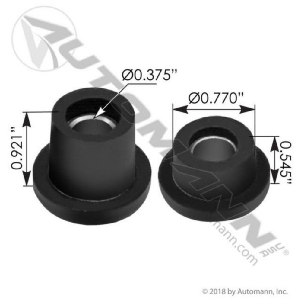 Automann Radiator Mount Bushing Kit Kenworth