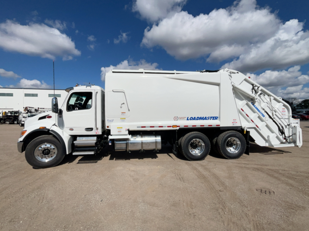 2026 Peterbilt 548 6x4 Loadmaster Excel 25 Yard Rear Loader Truck