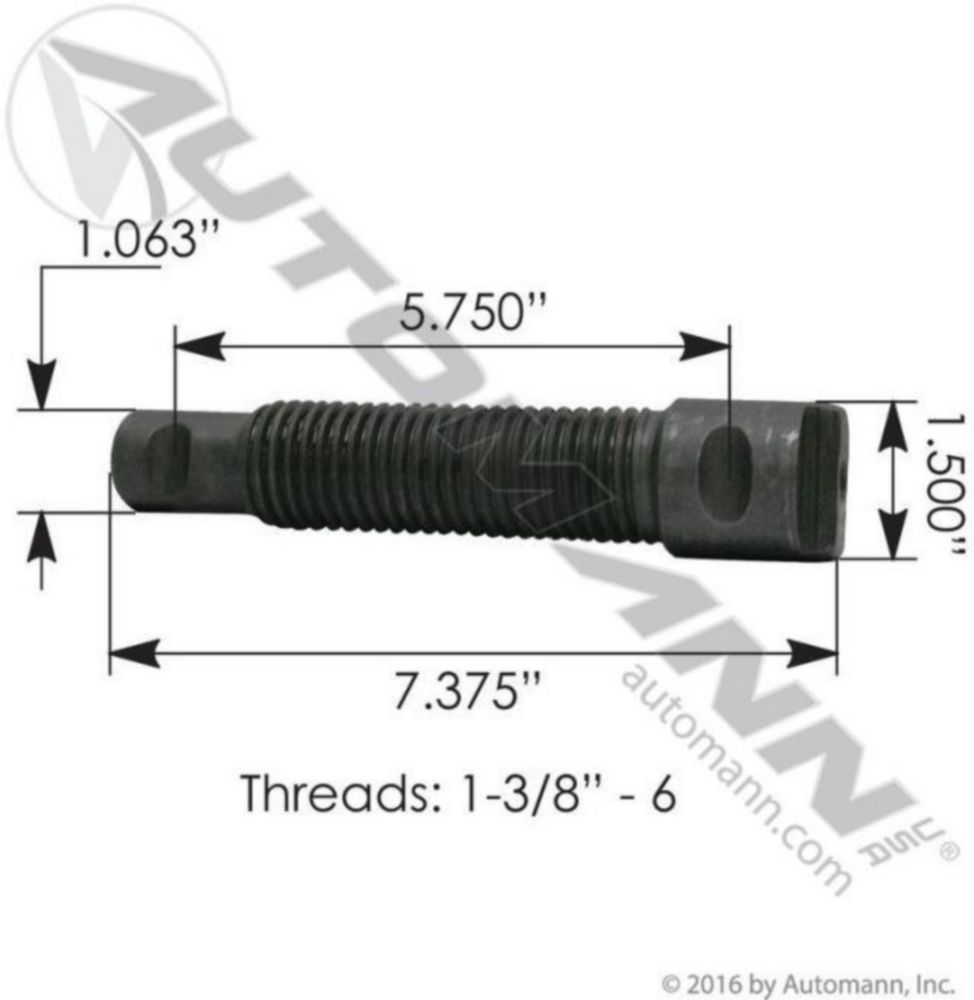 Automann Threaded Spring Pin Kenworth