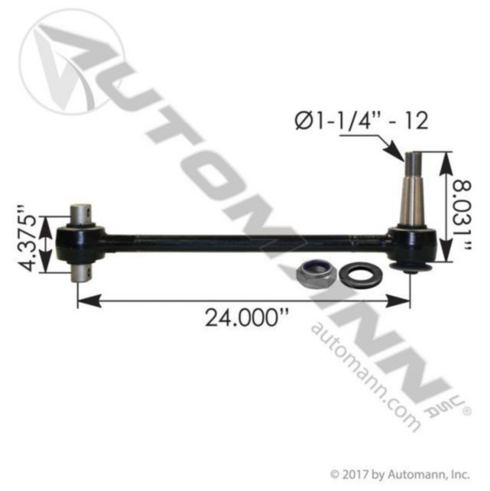Automann Torque Rod 24.000in Kenworth