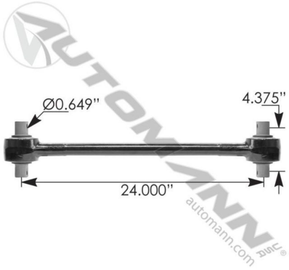 Automann Torque Rod 24.00in Kenworth
