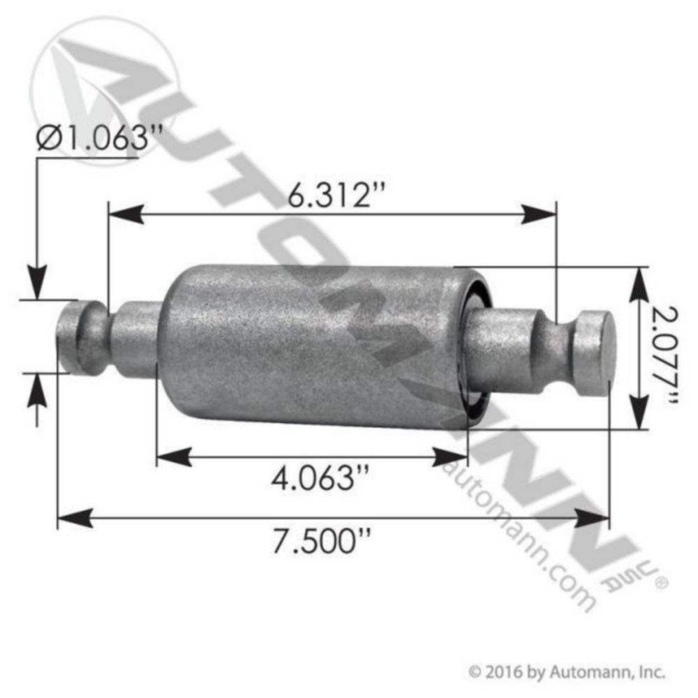 Automann Silent Block 7.5in Pin Kenworth