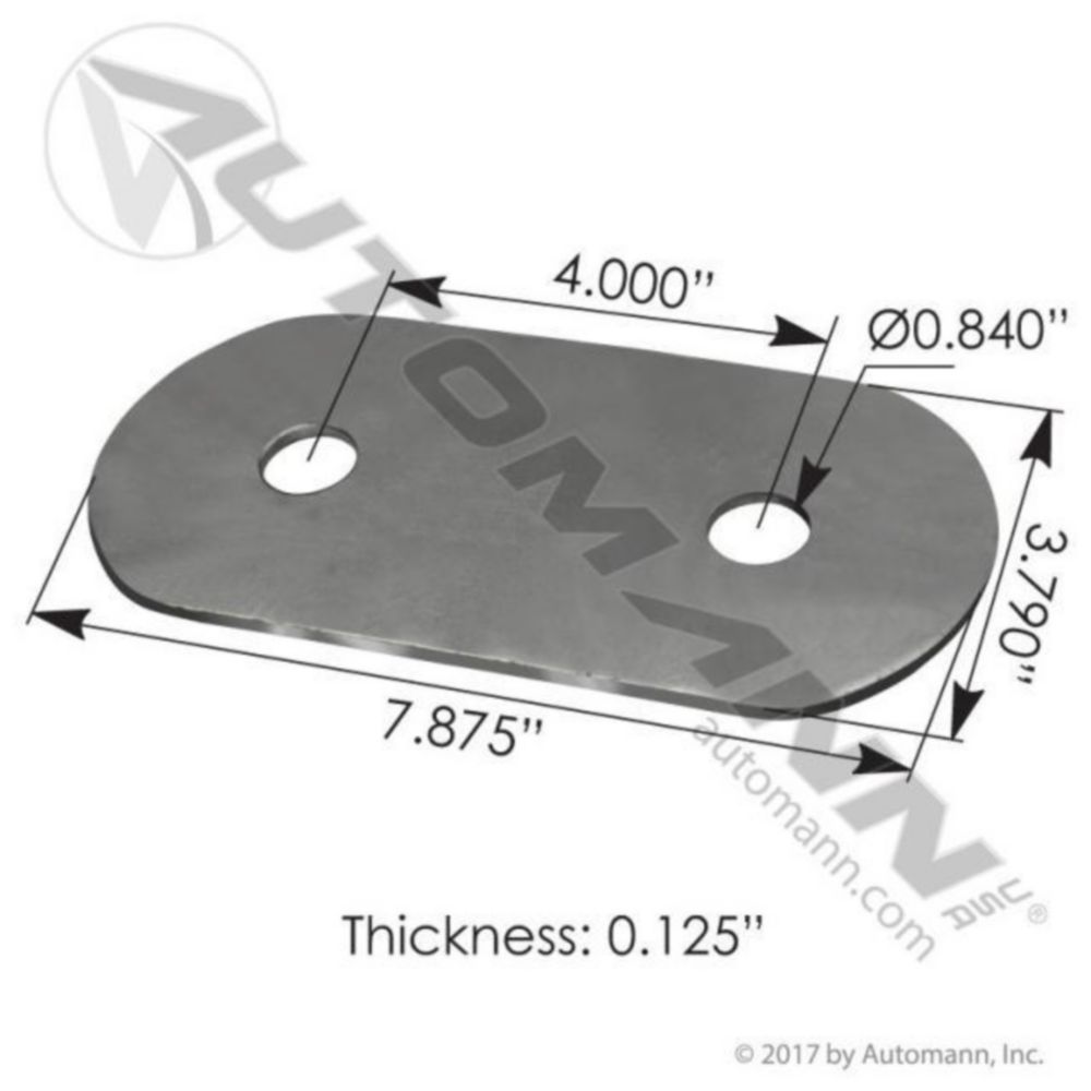Automann Snubber Shim Plate Kenworth