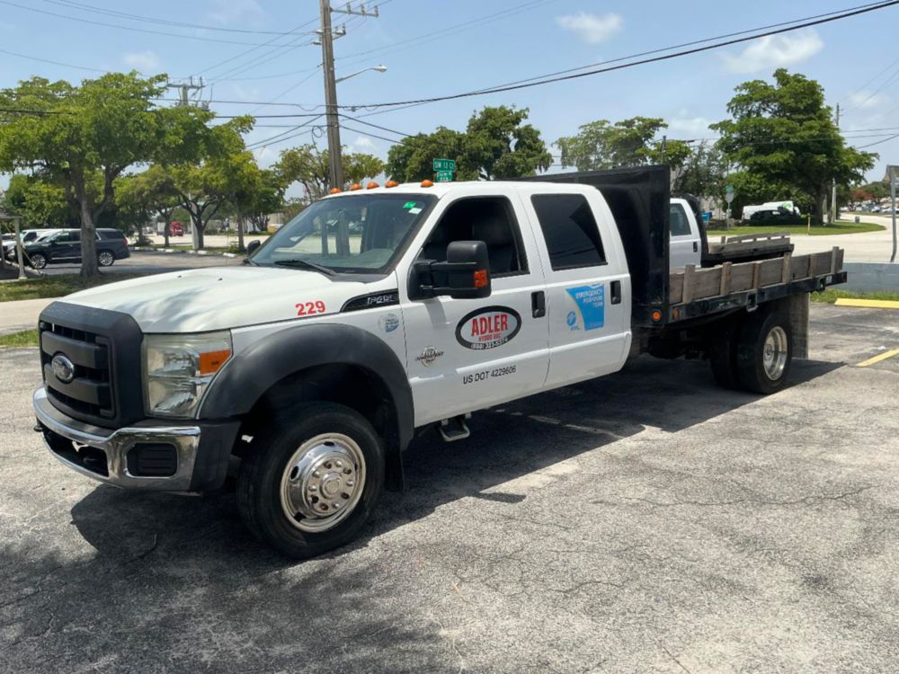 2012 Ford F-450 Crew Cab Flatbed Truck