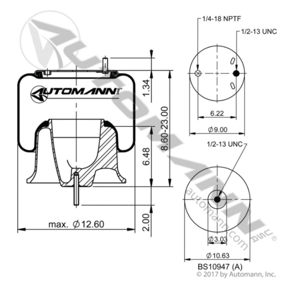 Automann Air Spring Rolling Lobe
