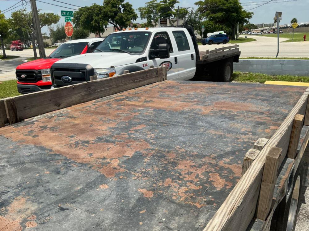 2012 Ford F-450 Crew Cab Flatbed Truck