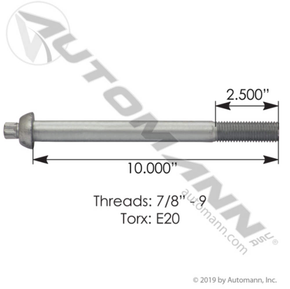 Automann Special Head Bolt Hendrickson