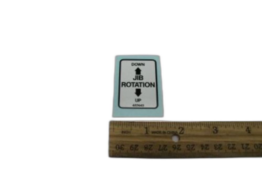 DECAL UCV JIB ROT