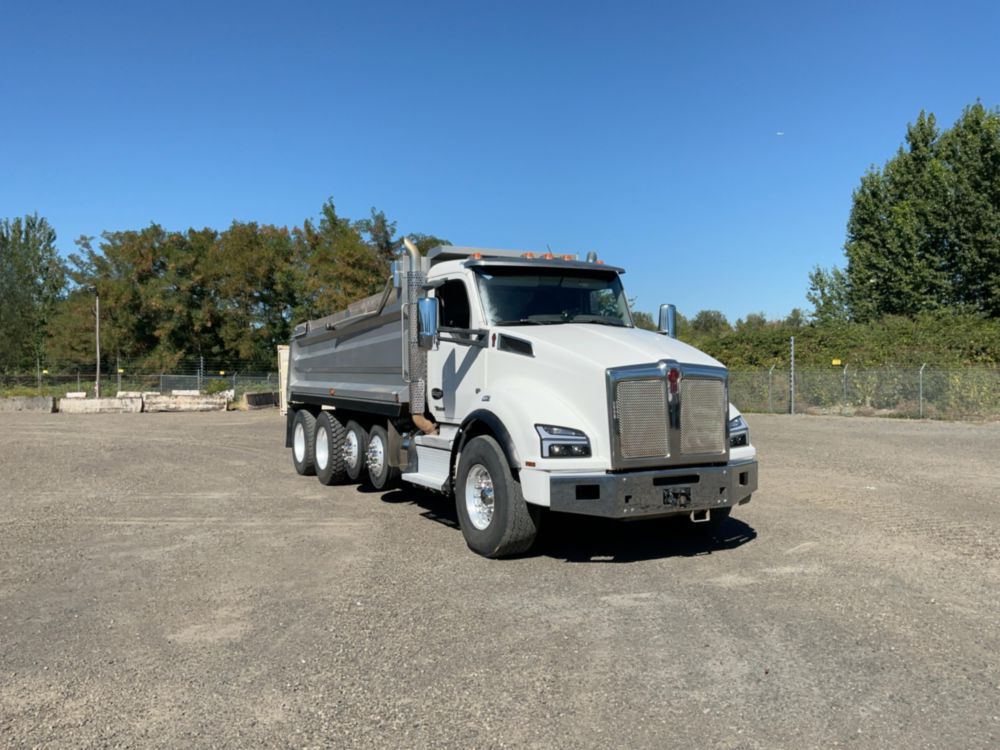 2022 Kenworth T880 10x4 Schloth Downey 18 Ft. Dump Truck
