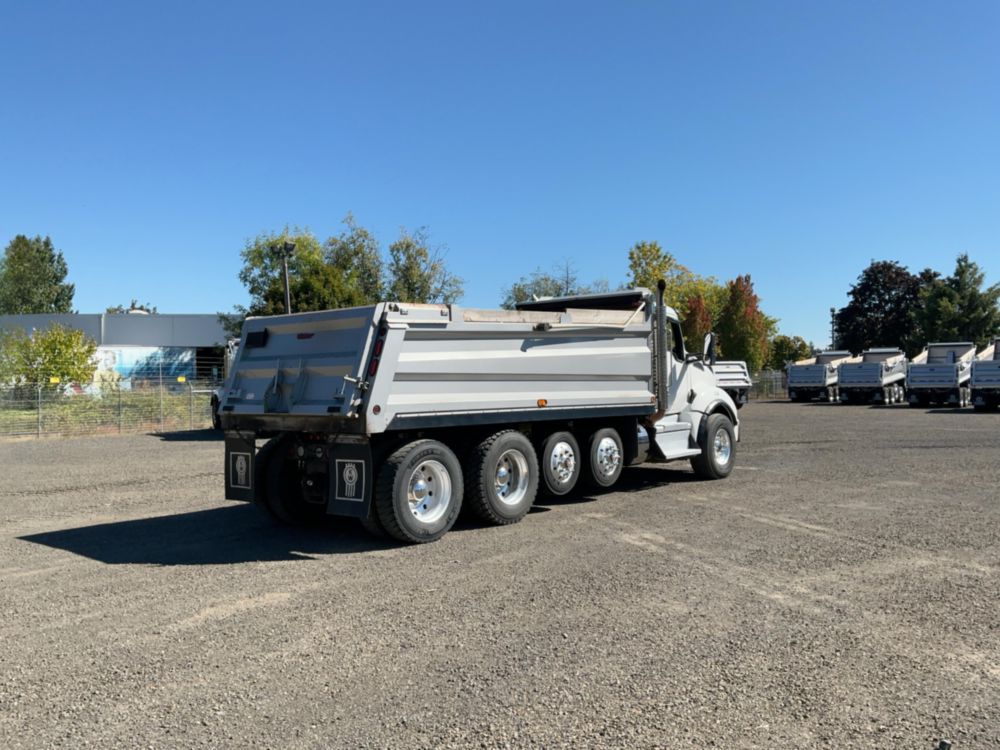 2022 Kenworth T880 10x4 Schloth Downey 18 Ft. Dump Truck