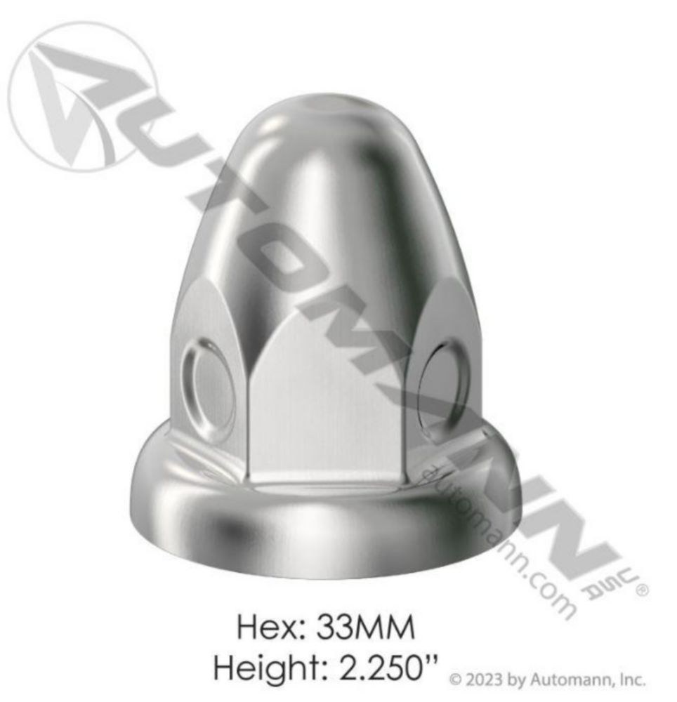 Automann Chrome Steel Push On 33MM
