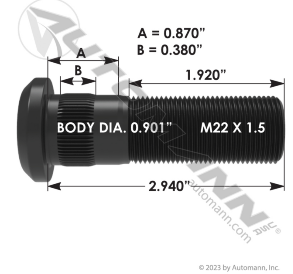 Automann Wheel Stud