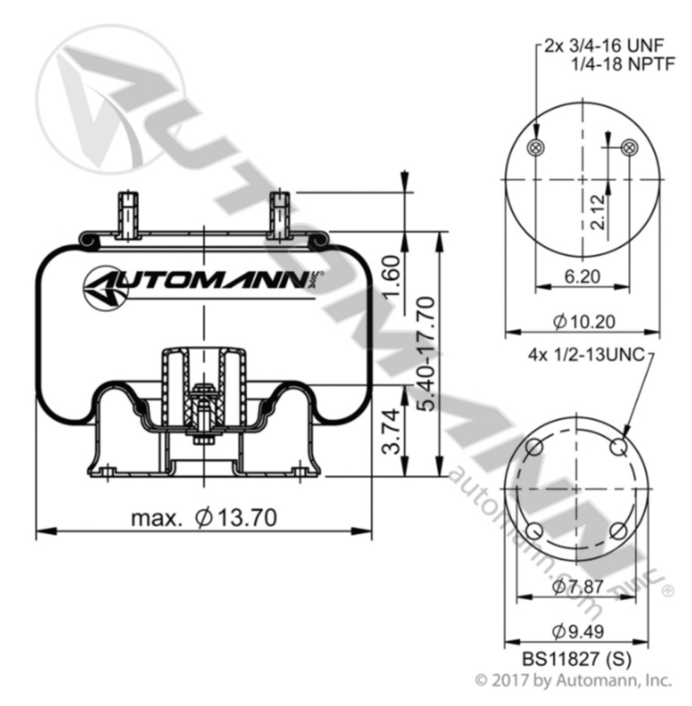 Automann Air Spring Rolling Lobe