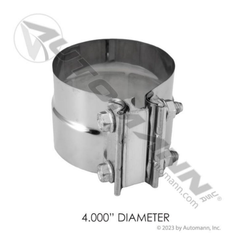Automann Band Clamp Preformed 4in S.Steel Torca