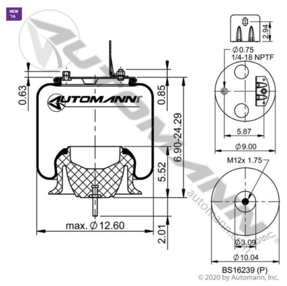 Automann Air Spring Rolling Lobe