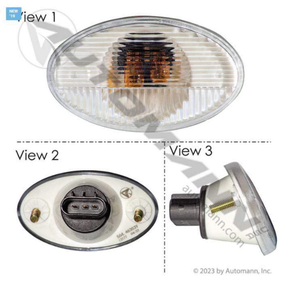 Automann Hood Lamp LH/RH Freightliner M2