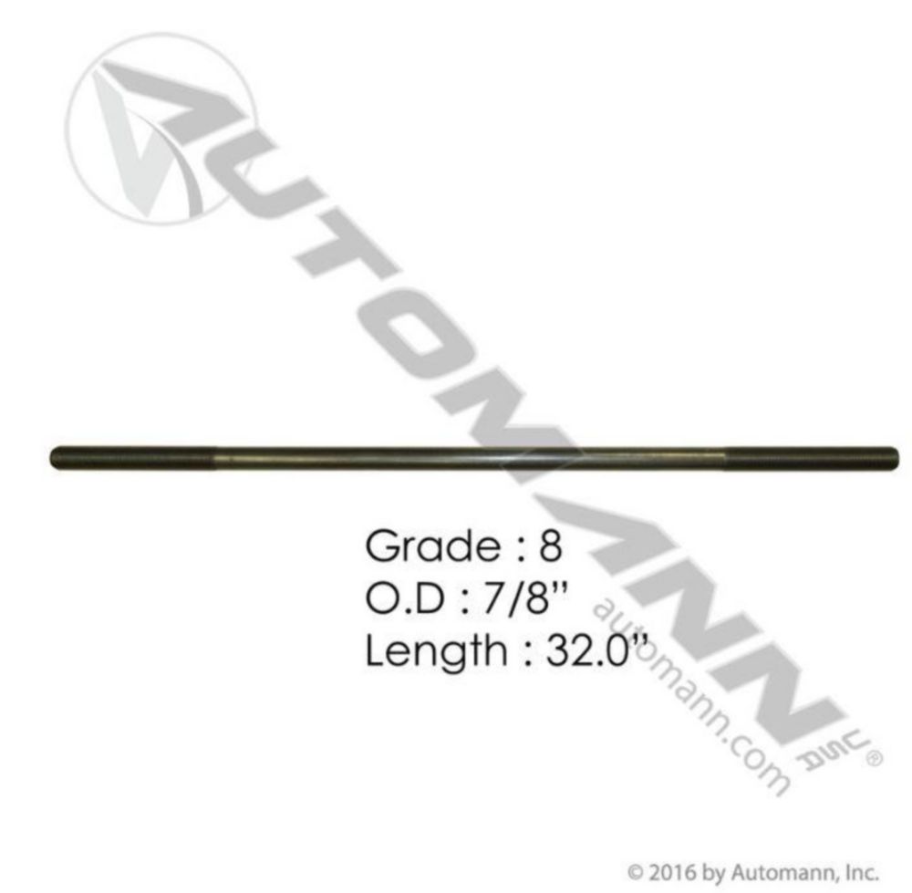 Automann 7/8in X 32in GR8 Threaded Rod