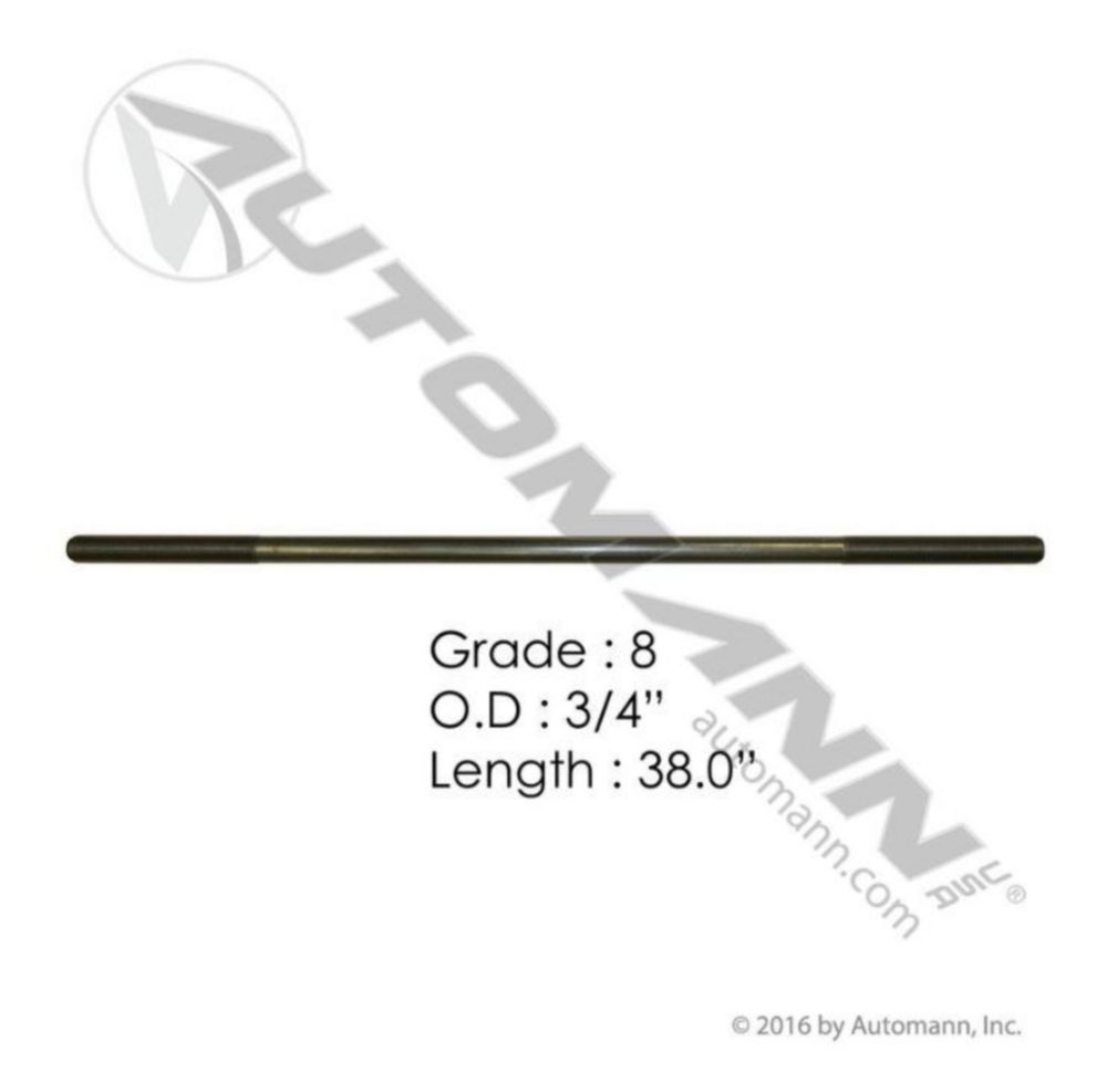 Automann 3/4in X 38in GR8 Threaded Rod