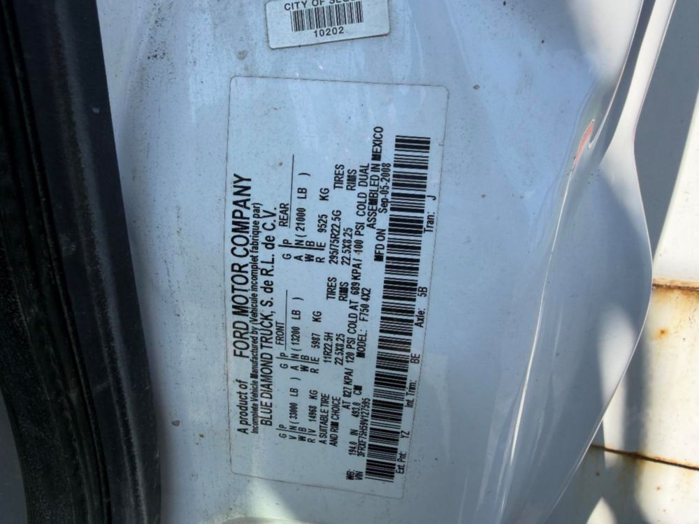 2009 Ford F-750 Terex Commander 4047 Digger Derrick
