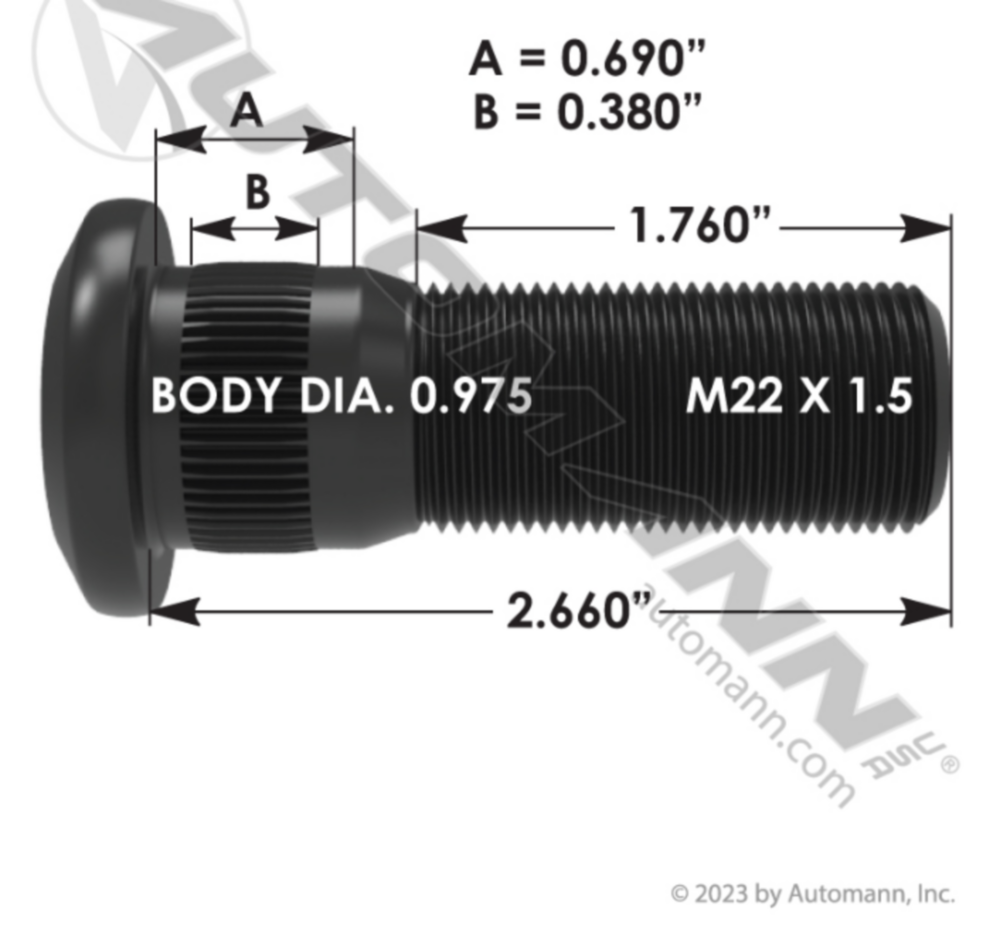 Automann Wheel Stud