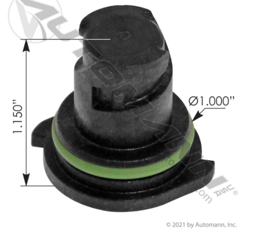 Automann Oil Pan Plug Single Use Paccar Detroit