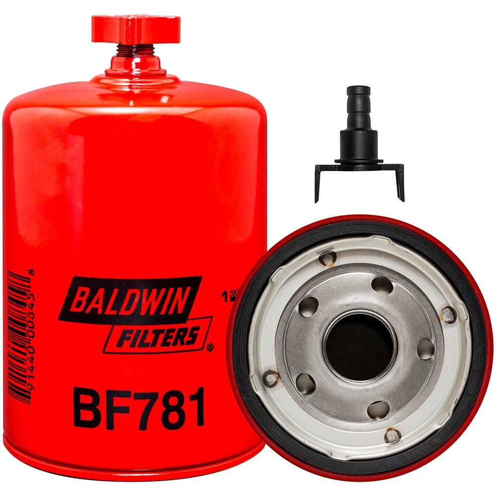 Baldwin Primary Fuel Spin-on with Drain
