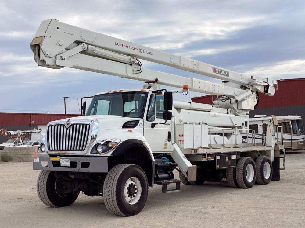 2013 International 7400 6x6 Terex RMX75-100 Bucket Truck