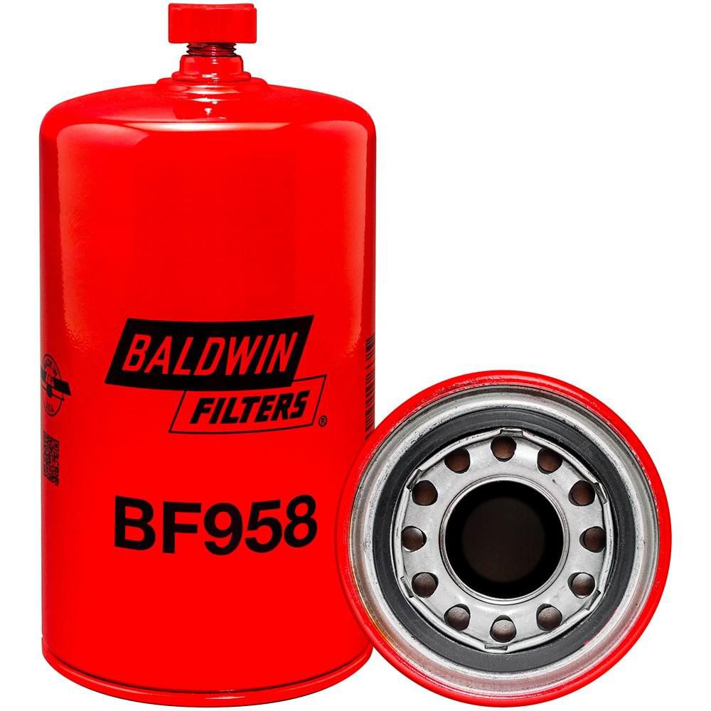 Baldwin Fuel Storage Tank Spin-on with Drain