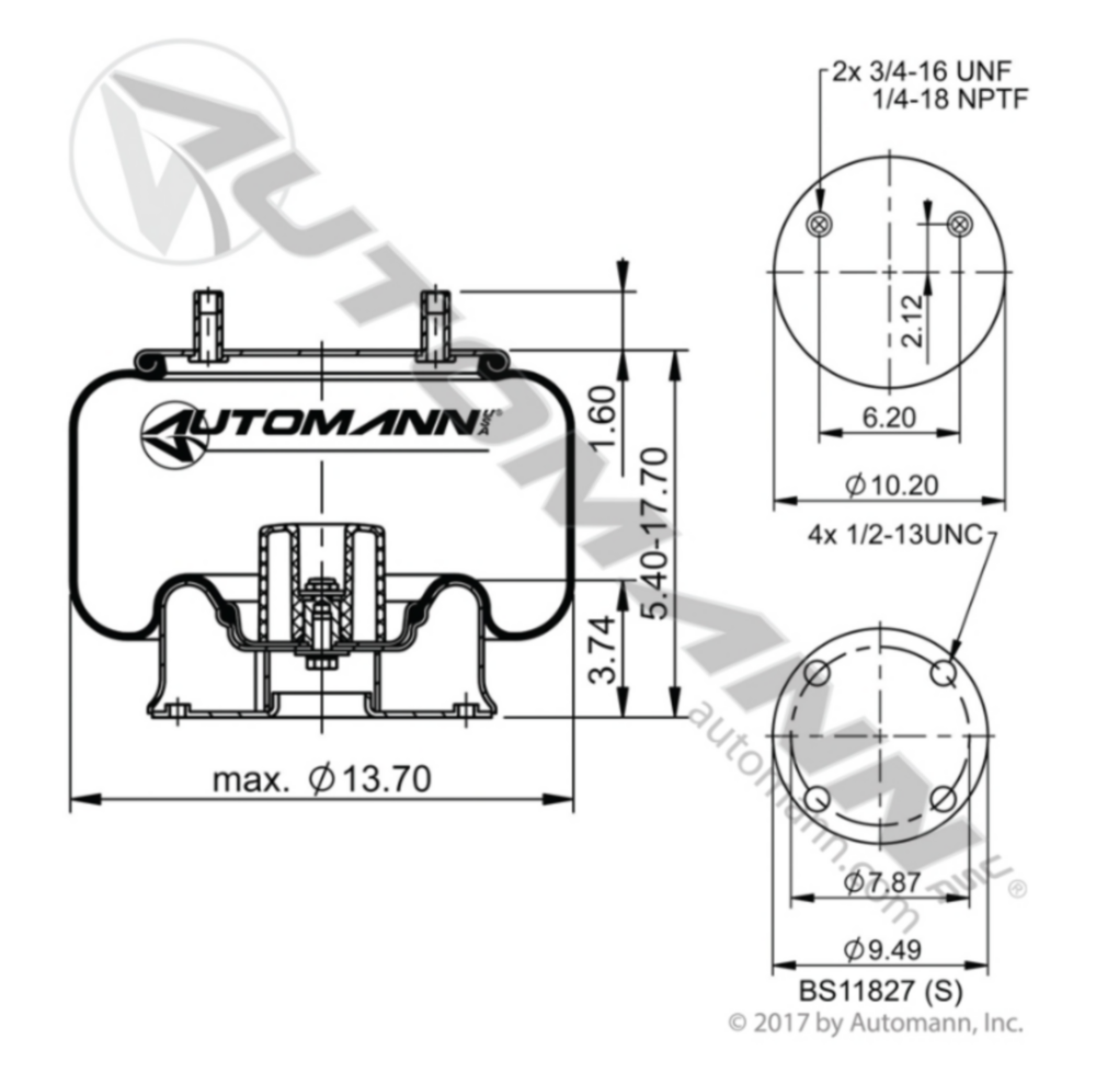 Automann Air Spring Rolling Lobe
