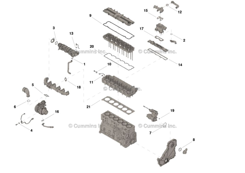 KIT,UPPER ENGINE GASKET