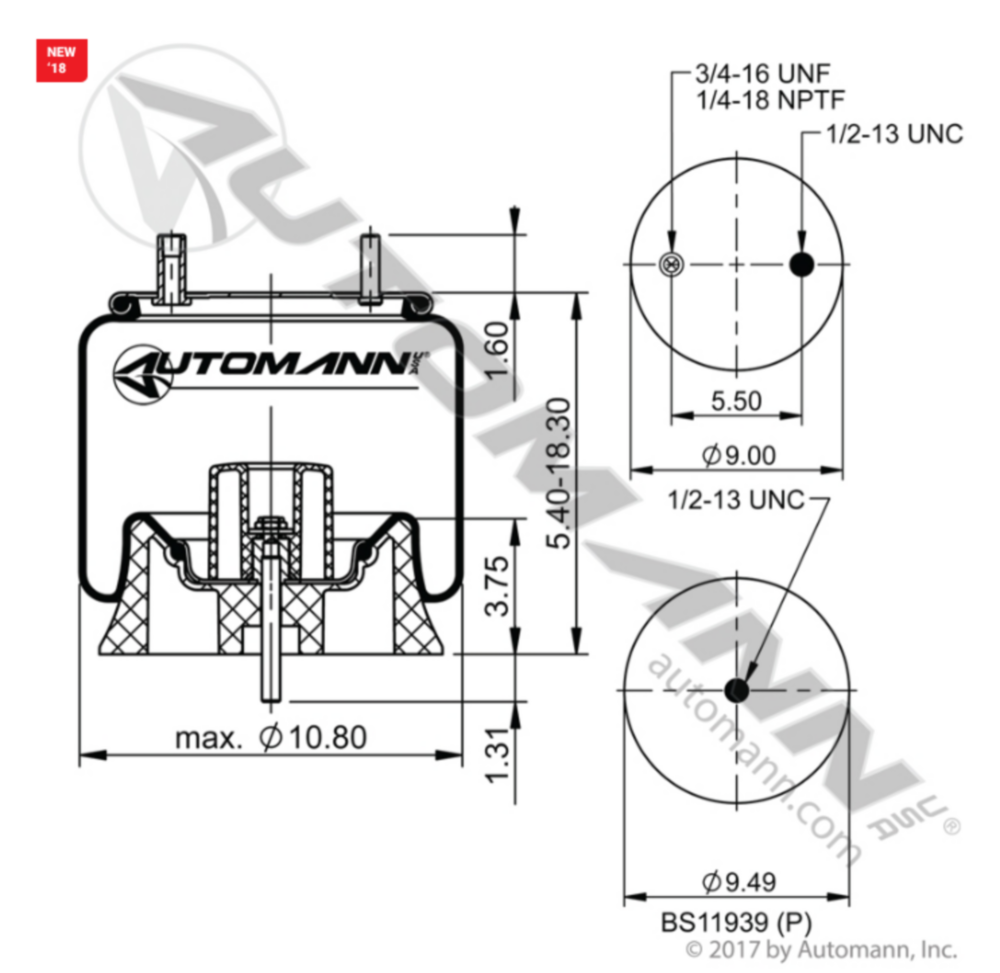 Automann Air Spring Rolling Lobe