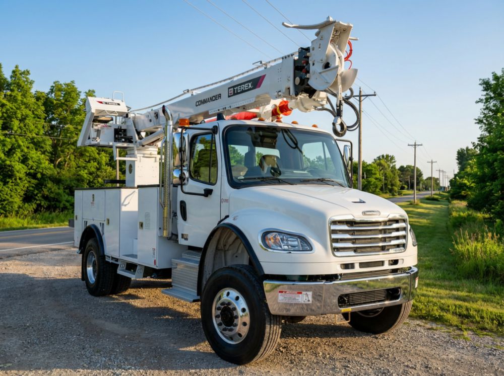 2026 Freightliner M2106 4x4 Terex Utilities Commander 4047 Digger Derrick