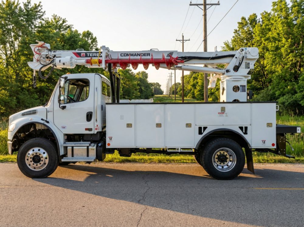 2026 Freightliner M2106 4x4 Terex Utilities Commander 4047 Digger Derrick