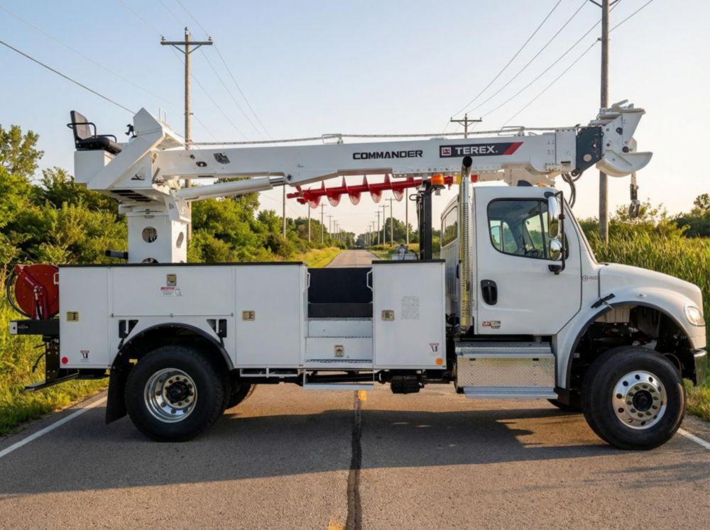 2026 Freightliner M2106 4x4 Terex Utilities Commander 4047 Digger Derrick