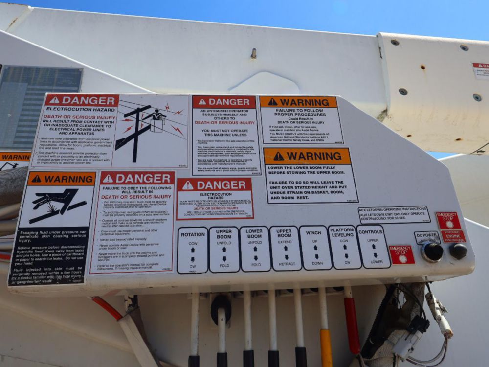 2016 Ford F-550 Terex LTM-40 Material Handler Bucket Truck