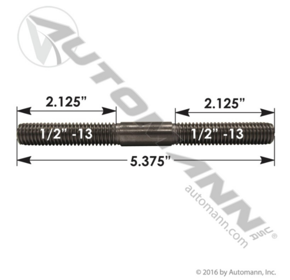 Automann Air Spring Stud Peterbilt