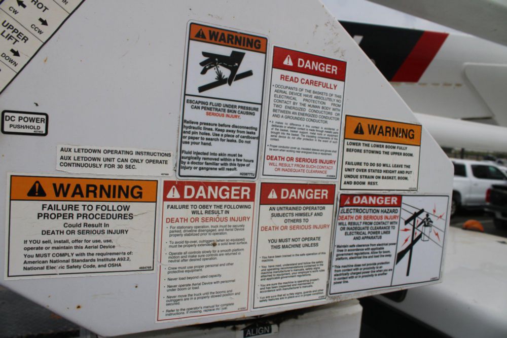 2015 Ford F-550 4x4 Terex LT-40 Bucket Truck