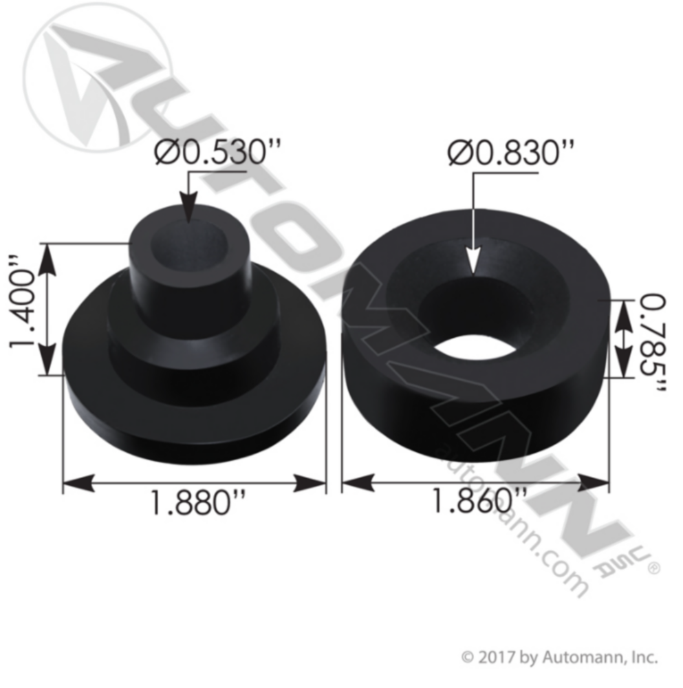 Automann Radiator Mount Bushing Freightliner