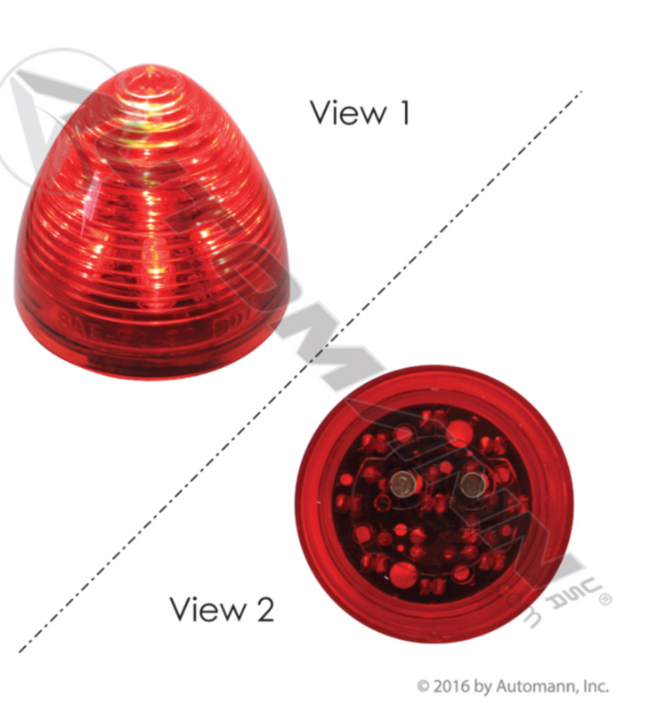 Automann Marker Light LED 2in Beehive Red