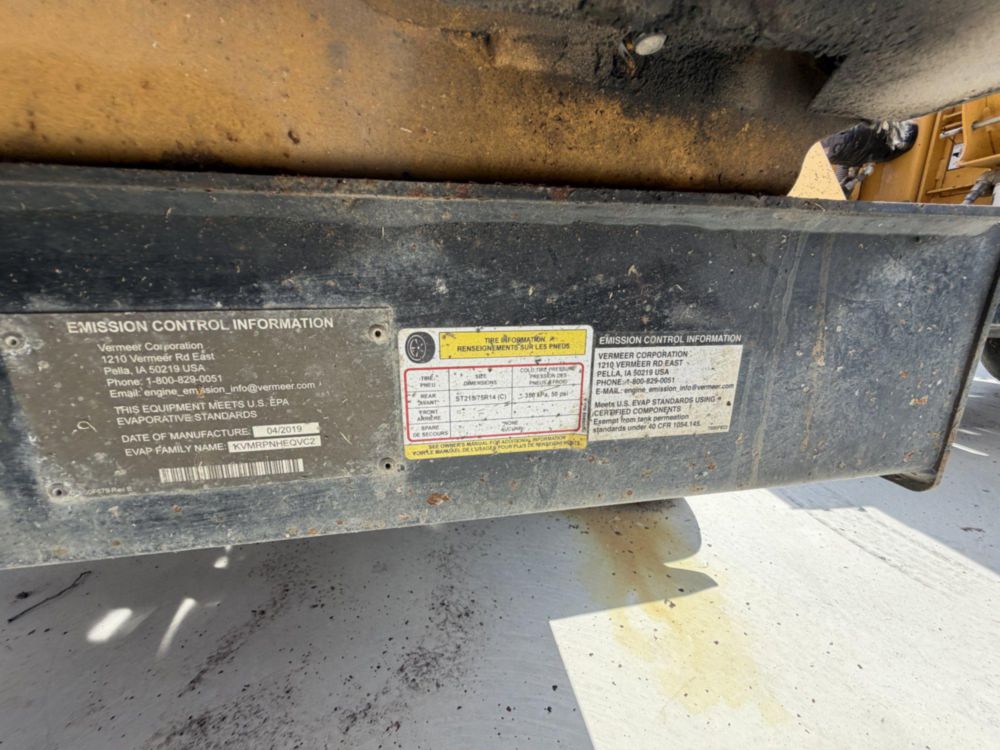 2019 Vermeer BC-900XL Brush Chipper