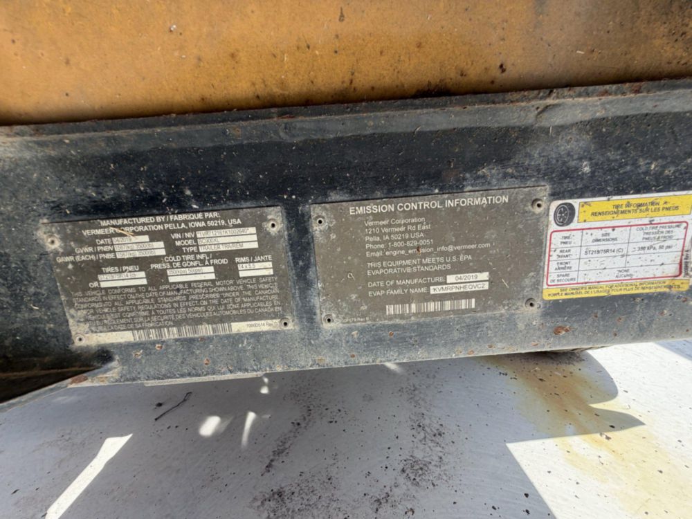 2019 Vermeer BC-900XL Brush Chipper