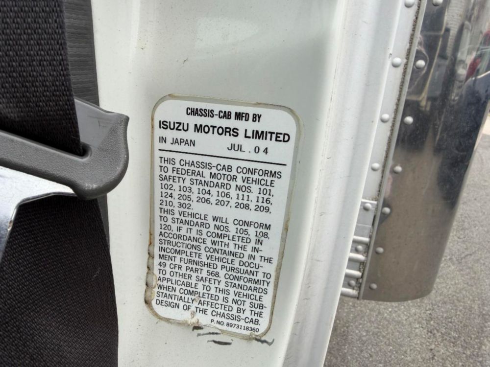 2005 Isuzu NPR Diesel Box Truck
