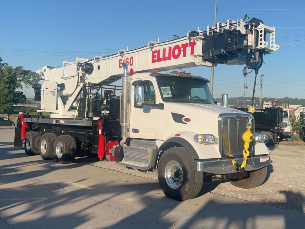 2026 Peterbilt 567 8x6 Elliott E160R E-Line Aerial Truck