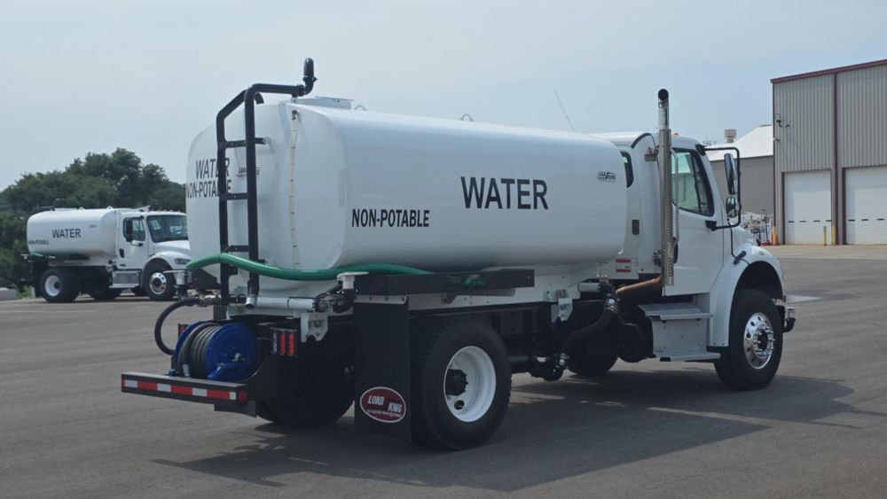 2019 Freightliner M2106 4x2 With A New Load King 2500 Gallon Water Tank