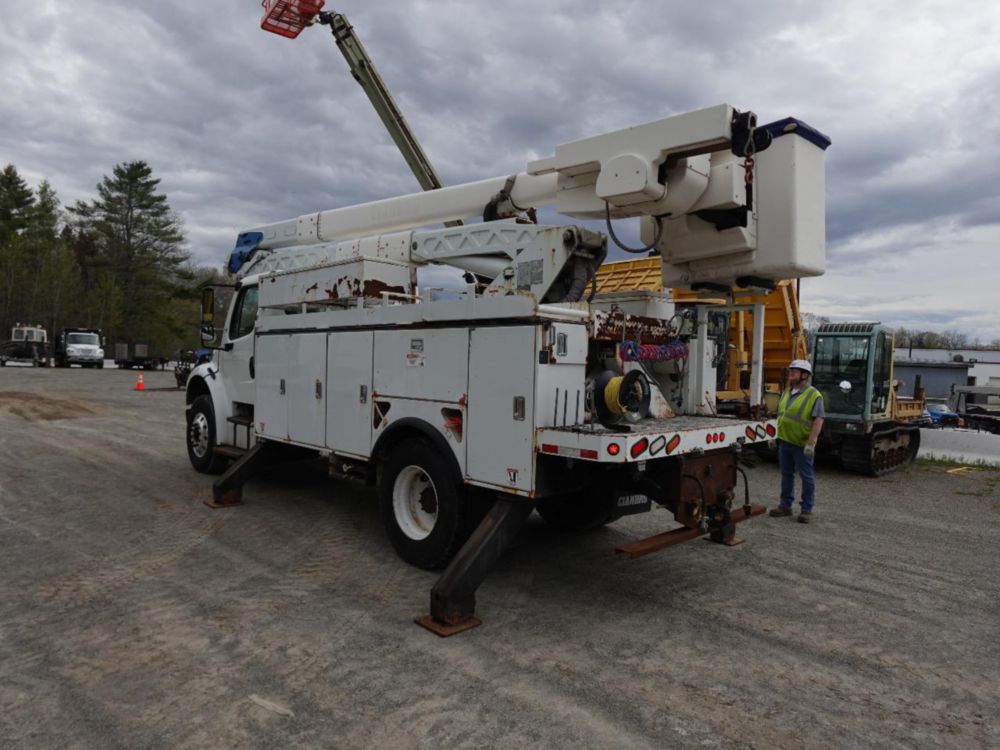 2017 Freightliner M2 Terex HRX-55 Material Handler Bucket Truck