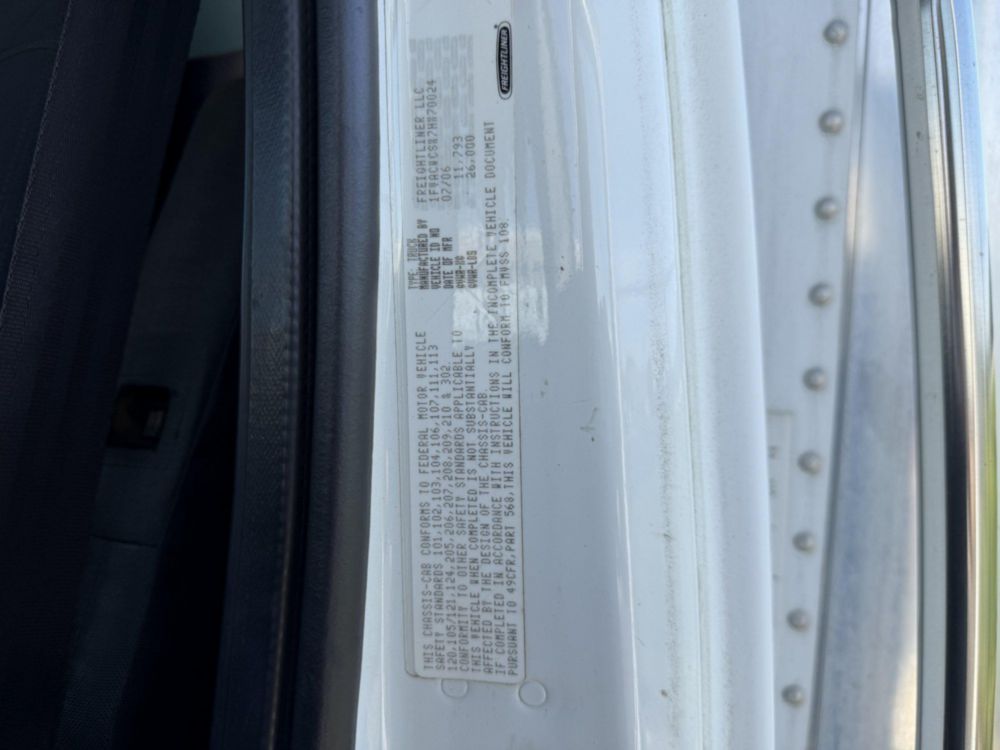 2007 Freightliner M2 Under CDL Box Truck