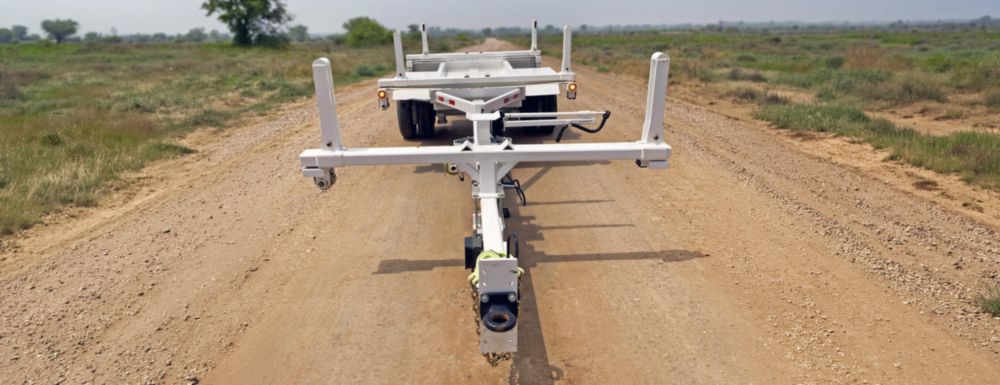 12,500 lbs 40' (Extended) Material Box Pole Trailer