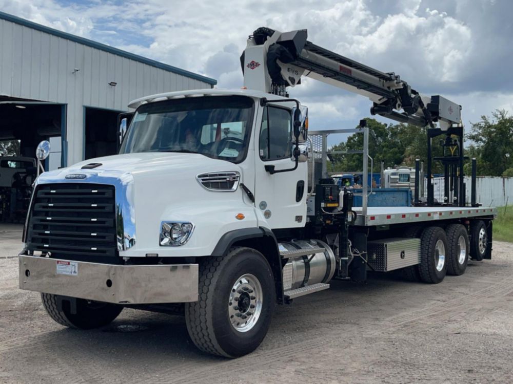 2027 Freightliner 114SD 8x4 IMT 42684 Drywall Crane Truck