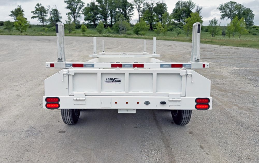 14,500 lbs 40' (Extended) Material Box Pole Trailer