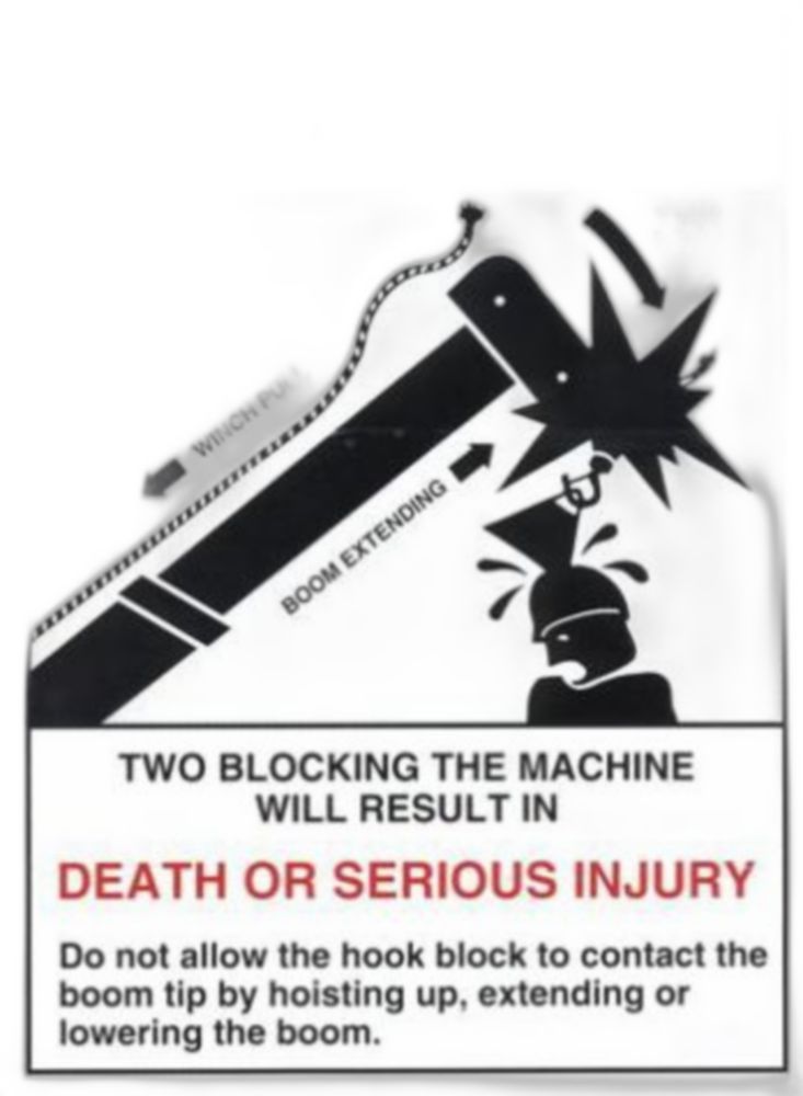 DECAL DANGER DO NOT TWO BLOCK